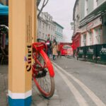 Cuirt Pencil on street with bike