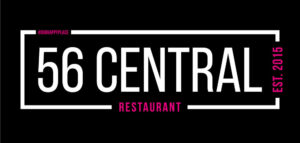 56 Central Restaurant #ourhappyplace Est. 2015 logo